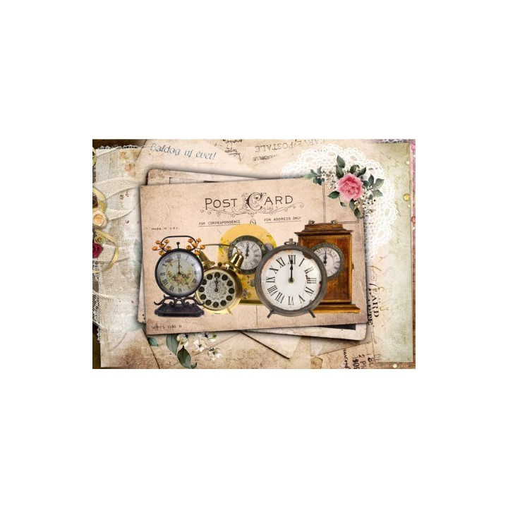 Papel de arroz relojes post cart